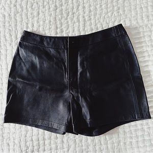 J Brand Leather Shorts - size 26